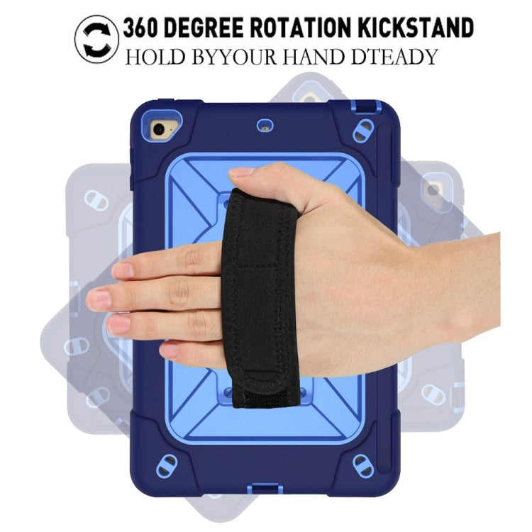 Contrast Color Silicone + PC Combination Case with Holder For iPad mini 3