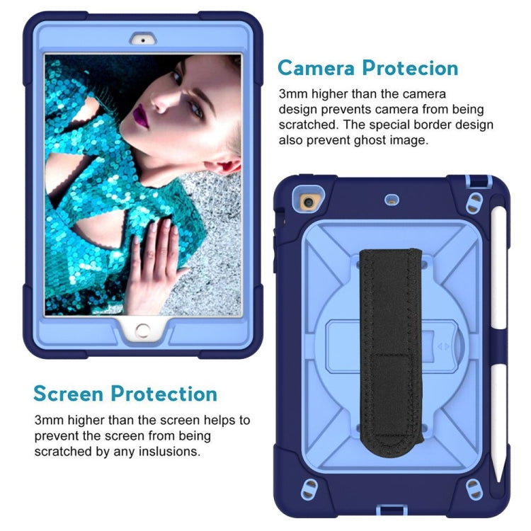Contrast Color Silicone + PC Combination Case with Holder For iPad mini 3