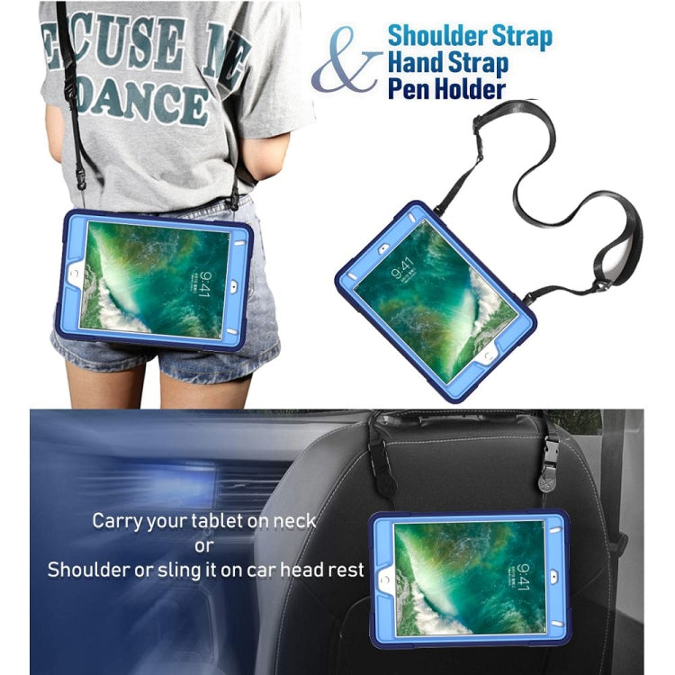 Contrast Color Silicone + PC Combination Case with Holder For iPad mini 3