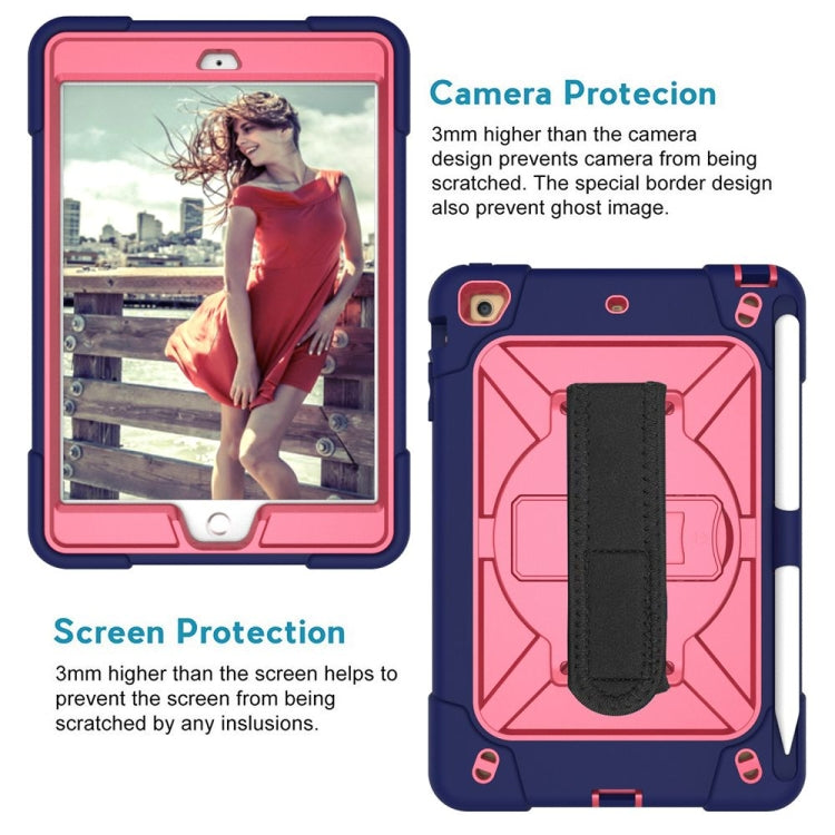 Contrast Color Silicone + PC Combination Case with Holder For iPad mini 3