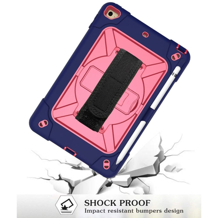 Contrast Color Silicone + PC Combination Case with Holder For iPad mini 3