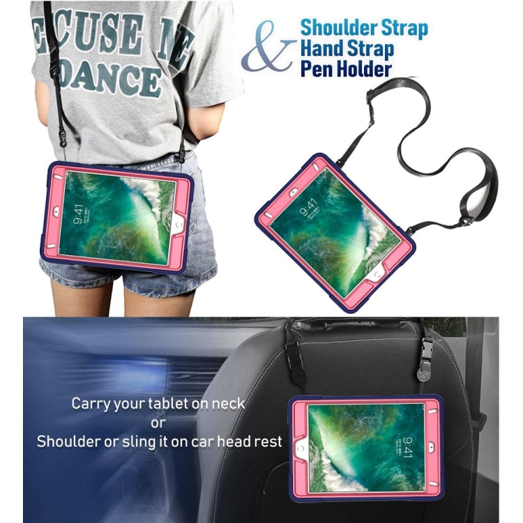 Contrast Color Silicone + PC Combination Case with Holder For iPad mini 3