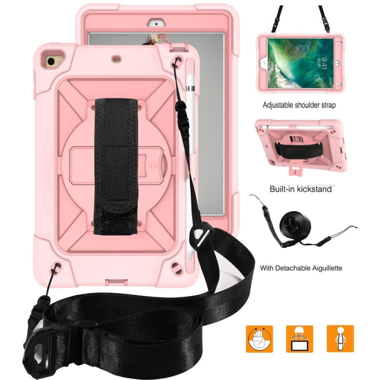 Contrast Color Silicone + PC Combination Case with Holder For iPad mini 3