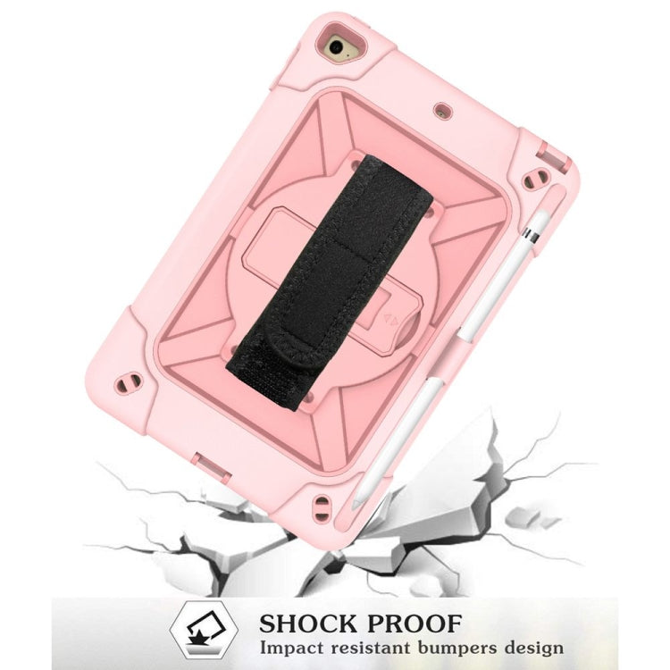 Contrast Color Silicone + PC Combination Case with Holder For iPad mini 3