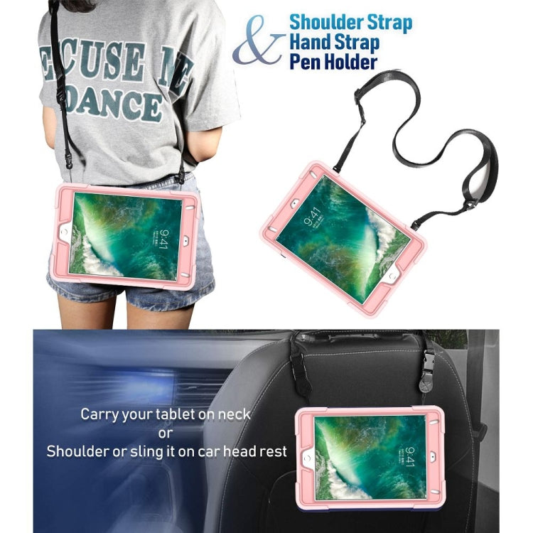 Contrast Color Silicone + PC Combination Case with Holder For iPad mini 3