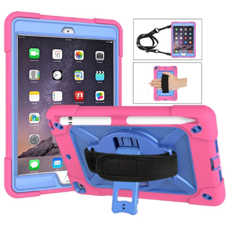 Contrast Color Silicone + PC Combination Case with Holder For iPad mini 3