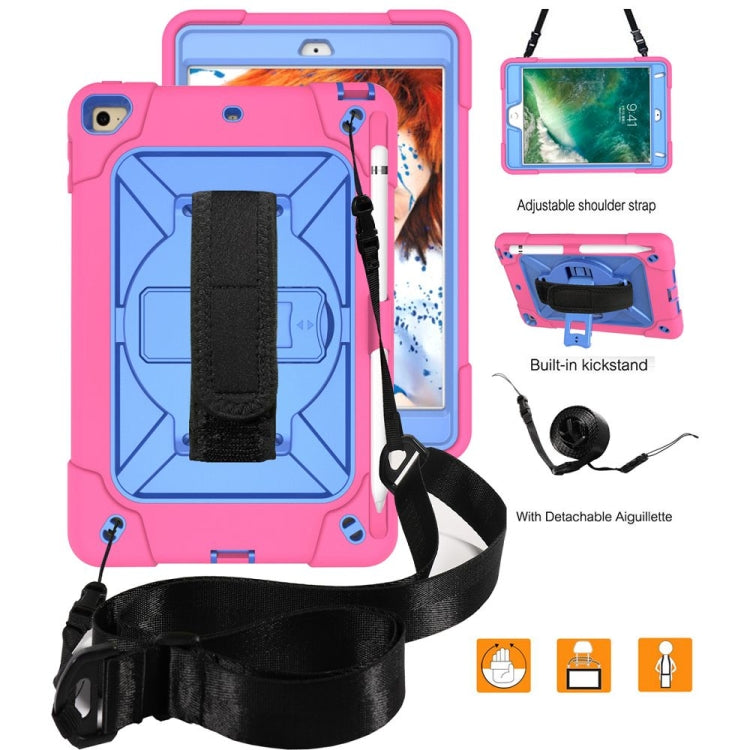 Contrast Color Silicone + PC Combination Case with Holder For iPad mini 3