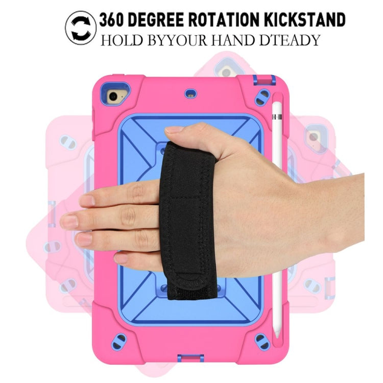 Contrast Color Silicone + PC Combination Case with Holder For iPad mini 3