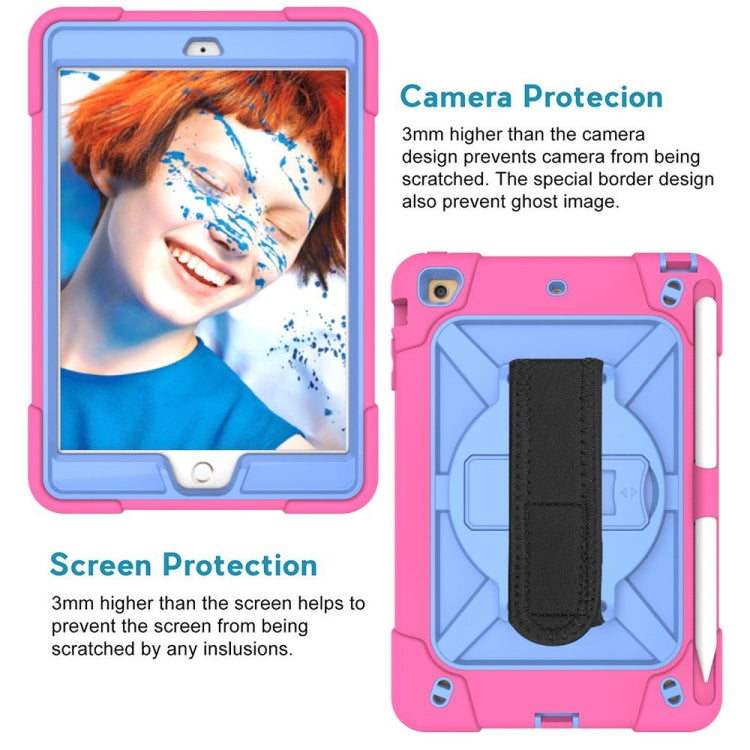 Contrast Color Silicone + PC Combination Case with Holder For iPad mini 3