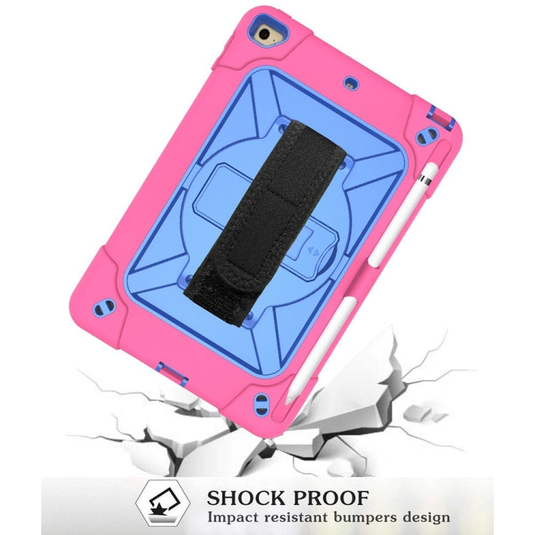 Contrast Color Silicone + PC Combination Case with Holder For iPad mini 3