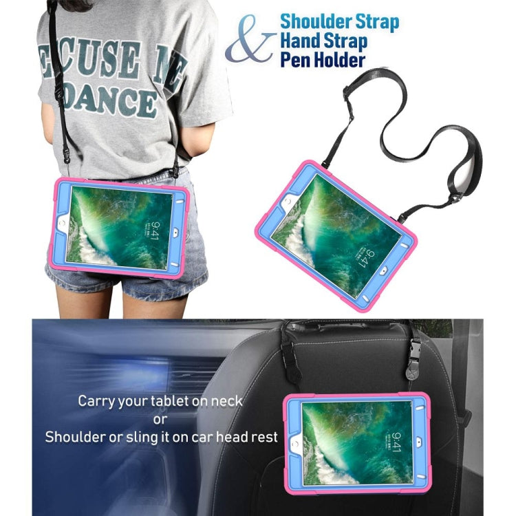 Contrast Color Silicone + PC Combination Case with Holder For iPad mini 3