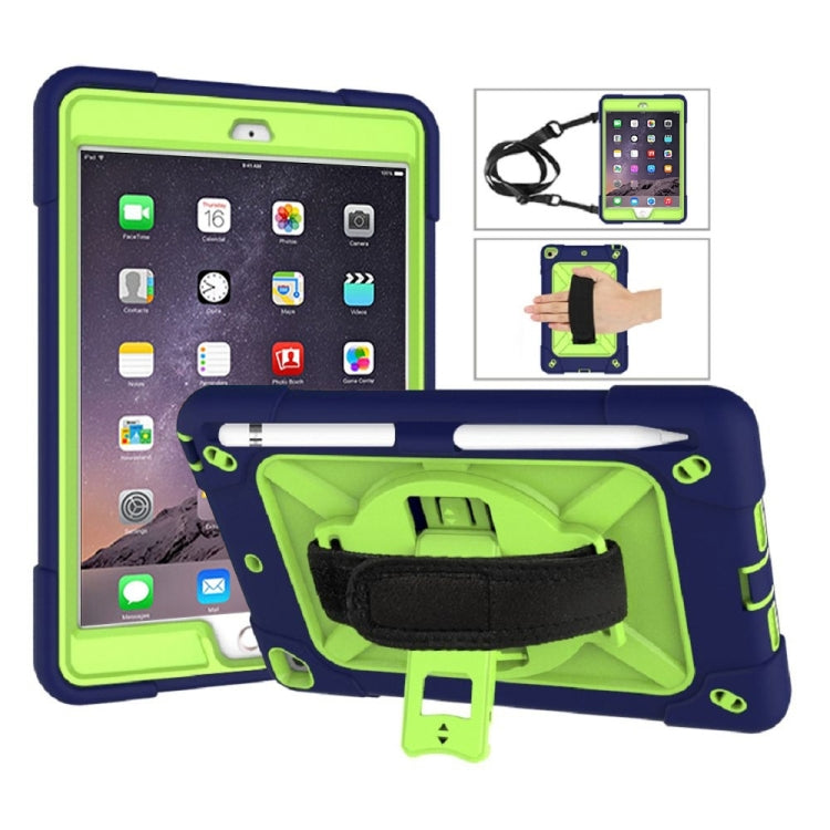 Contrast Color Silicone + PC Combination Case with Holder For iPad mini 3
