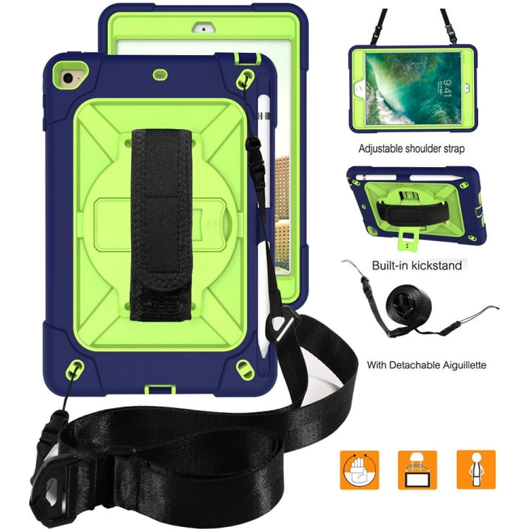 Contrast Color Silicone + PC Combination Case with Holder For iPad mini 3