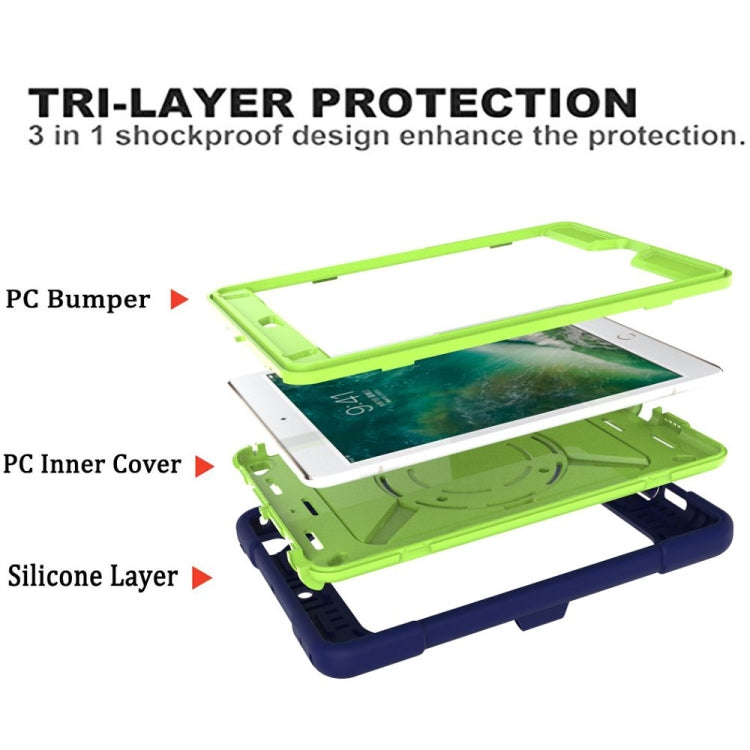 Contrast Color Silicone + PC Combination Case with Holder For iPad mini 3