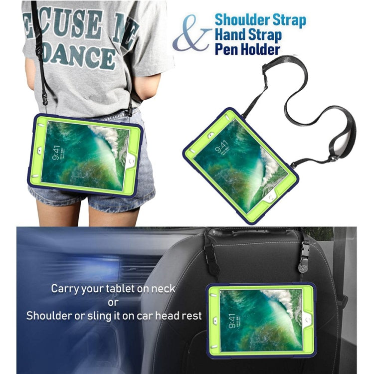 Contrast Color Silicone + PC Combination Case with Holder For iPad mini 3
