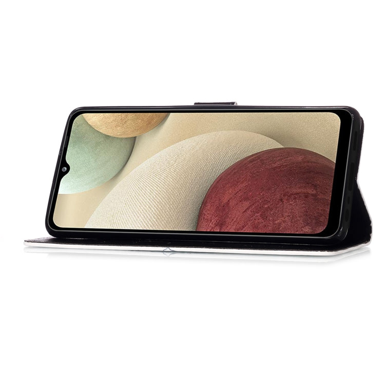 For Samsung Galaxy A12 3D Painting Horizontal Flip Leather Case with Holder & Card Slot & Wallet & Lanyard