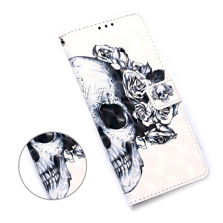For Samsung Galaxy A12 3D Painting Horizontal Flip Leather Case with Holder & Card Slot & Wallet & Lanyard