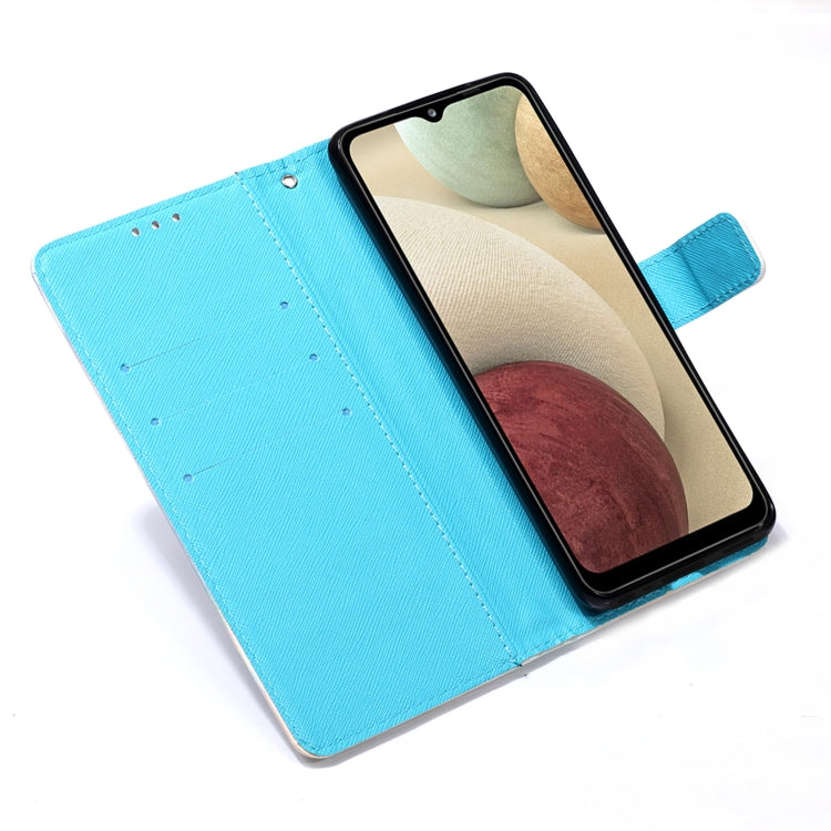 For Samsung Galaxy A12 3D Painting Horizontal Flip Leather Case with Holder & Card Slot & Wallet & Lanyard