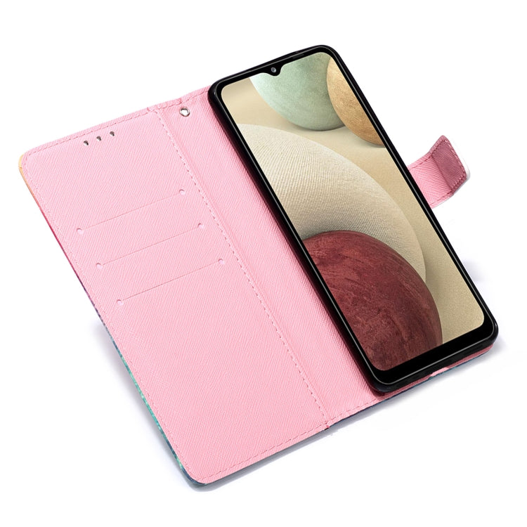For Samsung Galaxy A12 3D Painting Horizontal Flip Leather Case with Holder & Card Slot & Wallet & Lanyard
