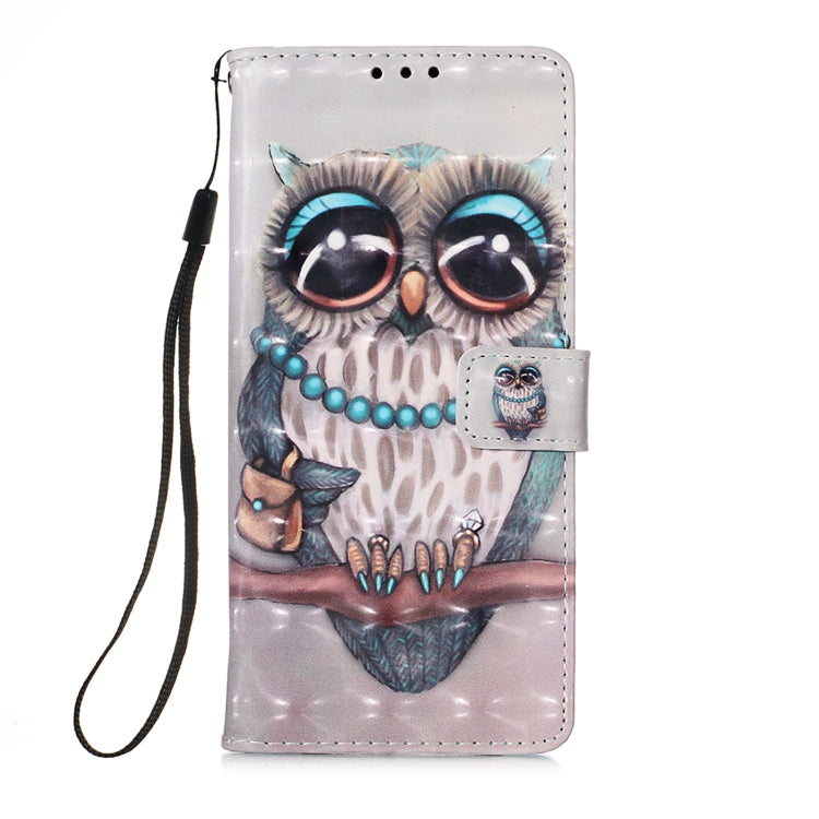 For Samsung Galaxy A12 3D Painting Horizontal Flip Leather Case with Holder & Card Slot & Wallet & Lanyard