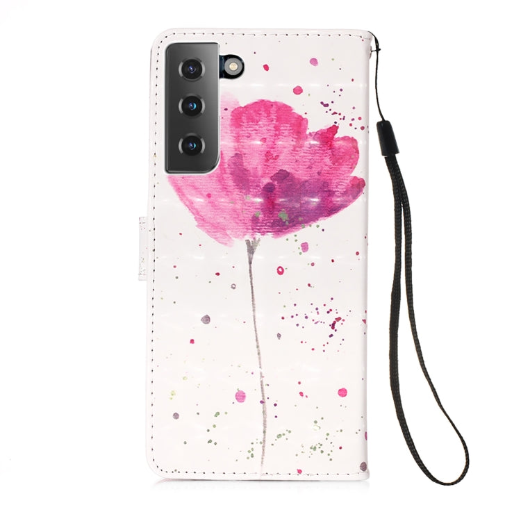 For Samsung Galaxy 21 5G 3D Painting Horizontal Flip Leather Case with Holder & Card Slot & Wallet & Lanyard