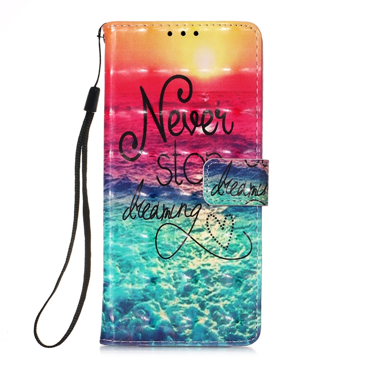 For Samsung Galaxy 21 5G 3D Painting Horizontal Flip Leather Case with Holder & Card Slot & Wallet & Lanyard