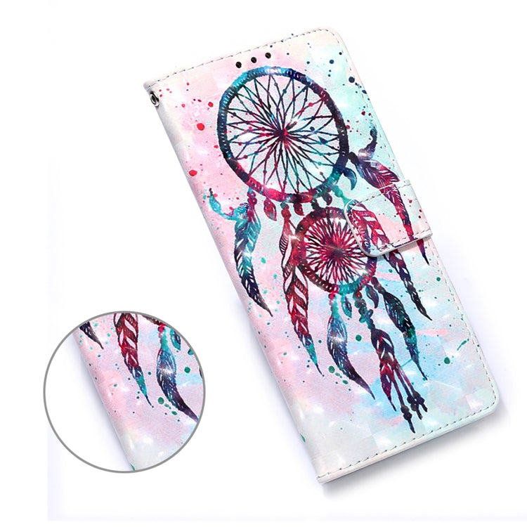 For Samsung Galaxy 21 5G 3D Painting Horizontal Flip Leather Case with Holder & Card Slot & Wallet & Lanyard