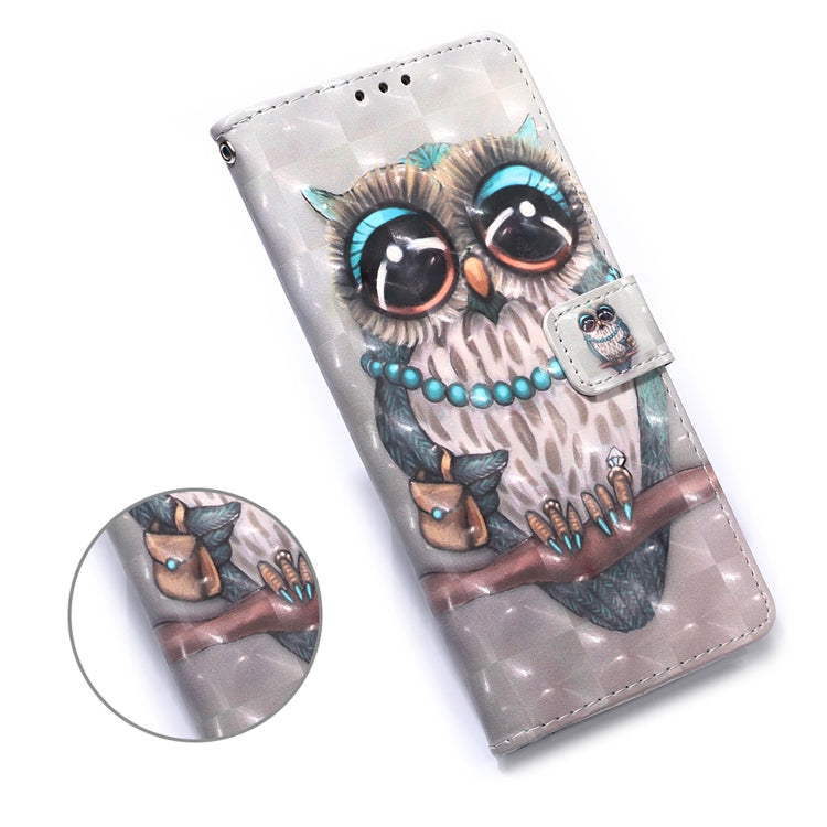 For Samsung Galaxy 21 5G 3D Painting Horizontal Flip Leather Case with Holder & Card Slot & Wallet & Lanyard