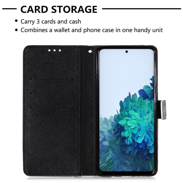 For Samsung Galaxy 21+ 5G 3D Painting Horizontal Flip Leather Case with Holder & Card Slot & Wallet & Lanyard