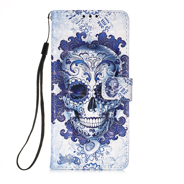 For Samsung Galaxy 21+ 5G 3D Painting Horizontal Flip Leather Case with Holder & Card Slot & Wallet & Lanyard