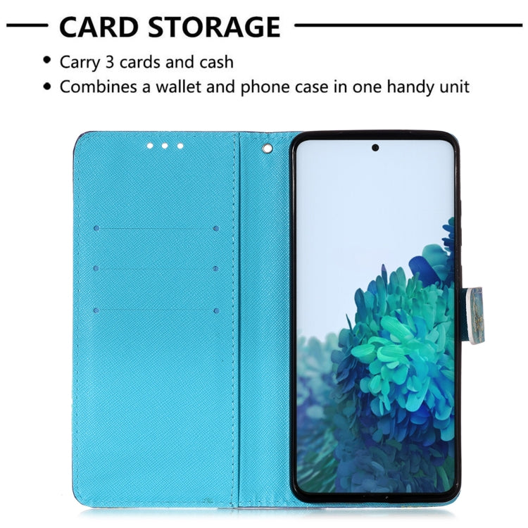 For Samsung Galaxy 21+ 5G 3D Painting Horizontal Flip Leather Case with Holder & Card Slot & Wallet & Lanyard
