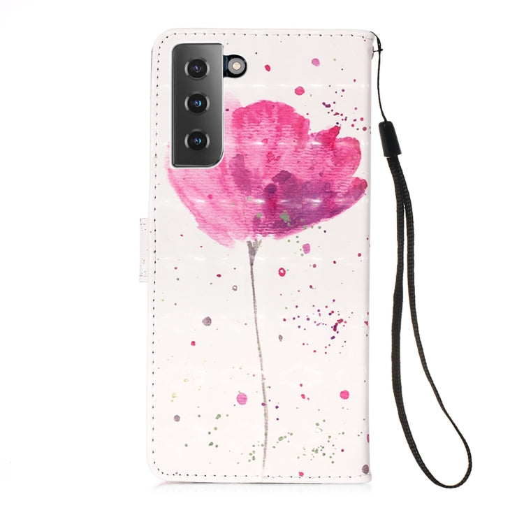 For Samsung Galaxy 21+ 5G 3D Painting Horizontal Flip Leather Case with Holder & Card Slot & Wallet & Lanyard