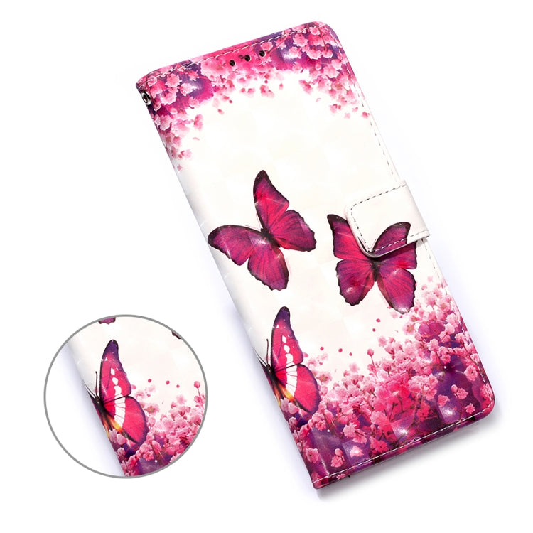 For Samsung Galaxy 21+ 5G 3D Painting Horizontal Flip Leather Case with Holder & Card Slot & Wallet & Lanyard