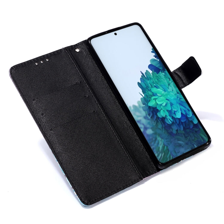 For Samsung Galaxy 21+ 5G 3D Painting Horizontal Flip Leather Case with Holder & Card Slot & Wallet & Lanyard