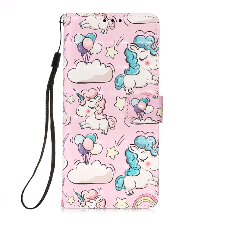 For Samsung Galaxy 21+ 5G 3D Painting Horizontal Flip Leather Case with Holder & Card Slot & Wallet & Lanyard