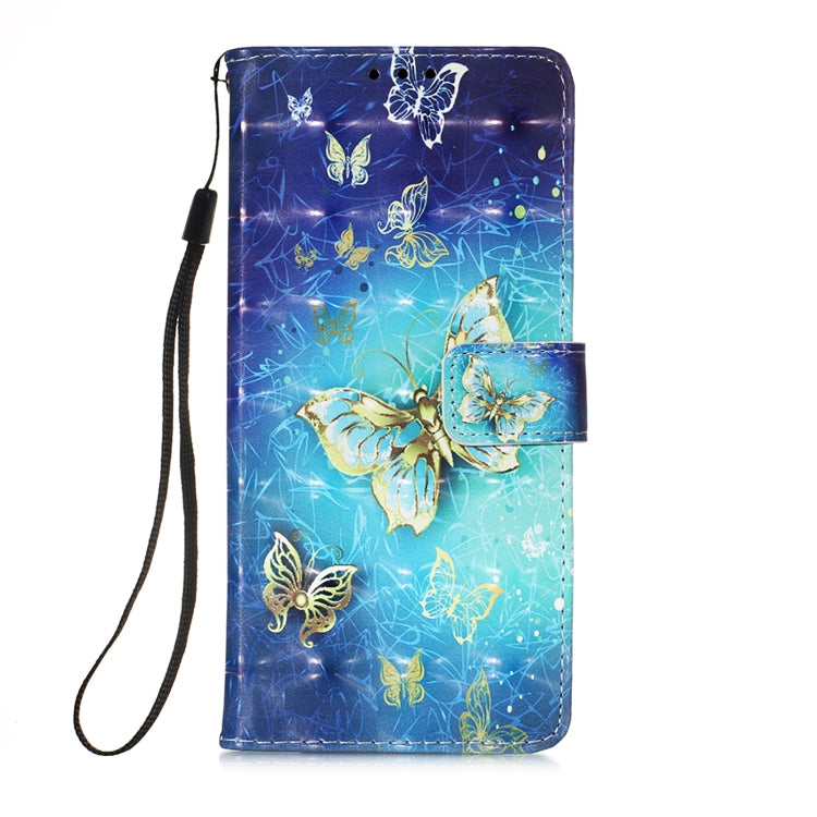 For Samsung Galaxy 21+ 5G 3D Painting Horizontal Flip Leather Case with Holder & Card Slot & Wallet & Lanyard
