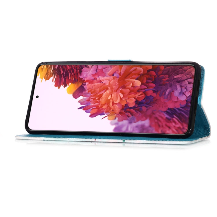 For Samsung Galaxy 21 Ultra 5G 3D Painting Horizontal Flip Leather Case with Holder & Card Slot & Wallet & Lanyard