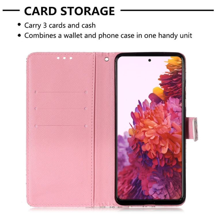 For Samsung Galaxy 21 Ultra 5G 3D Painting Horizontal Flip Leather Case with Holder & Card Slot & Wallet & Lanyard