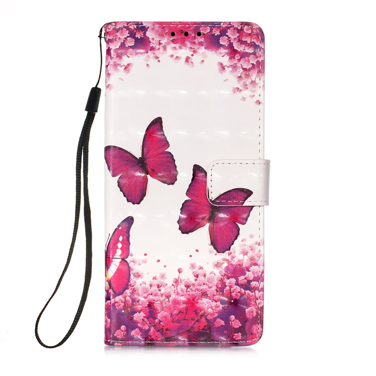 For Samsung Galaxy 21 Ultra 5G 3D Painting Horizontal Flip Leather Case with Holder & Card Slot & Wallet & Lanyard
