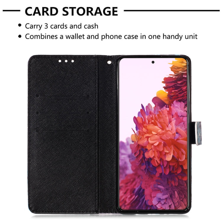 For Samsung Galaxy 21 Ultra 5G 3D Painting Horizontal Flip Leather Case with Holder & Card Slot & Wallet & Lanyard