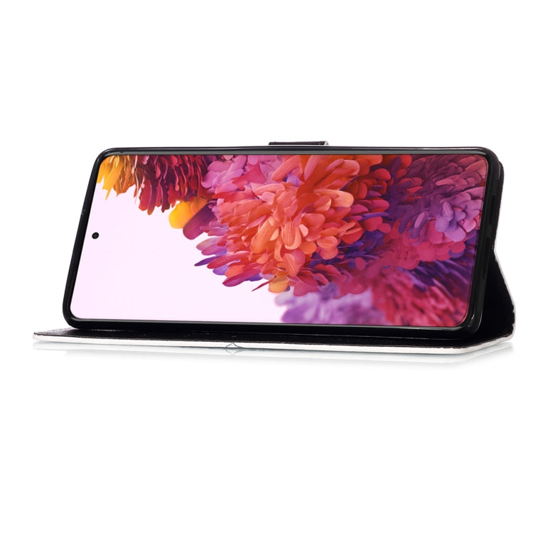 For Samsung Galaxy 21 Ultra 5G 3D Painting Horizontal Flip Leather Case with Holder & Card Slot & Wallet & Lanyard