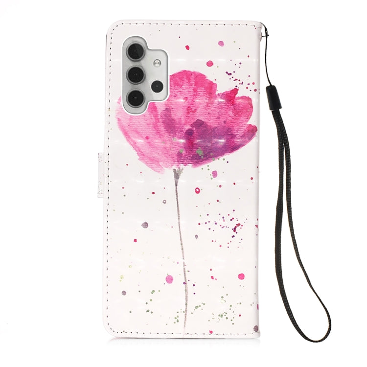 For Samsung Galaxy A32 5G 3D Painting Horizontal Flip Leather Case with Holder & Card Slot & Wallet & Lanyard