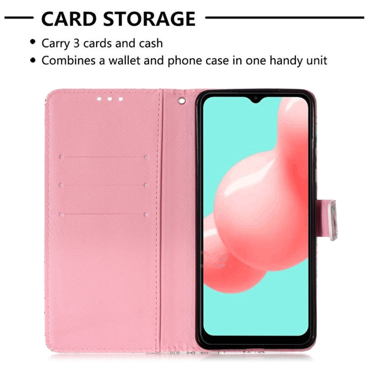 For Samsung Galaxy A32 5G 3D Painting Horizontal Flip Leather Case with Holder & Card Slot & Wallet & Lanyard