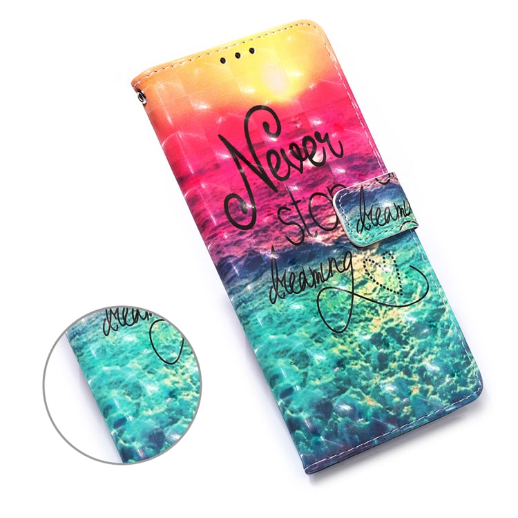 For Samsung Galaxy A32 5G 3D Painting Horizontal Flip Leather Case with Holder & Card Slot & Wallet & Lanyard