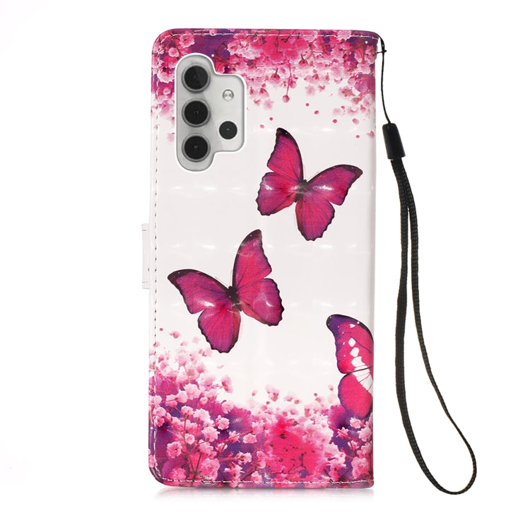 For Samsung Galaxy A32 5G 3D Painting Horizontal Flip Leather Case with Holder & Card Slot & Wallet & Lanyard