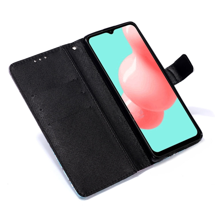 For Samsung Galaxy A32 5G 3D Painting Horizontal Flip Leather Case with Holder & Card Slot & Wallet & Lanyard