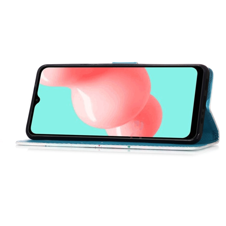 For Samsung Galaxy A32 5G 3D Painting Horizontal Flip Leather Case with Holder & Card Slot & Wallet & Lanyard