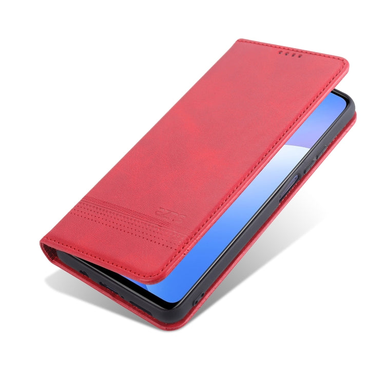 For Xiaomi Mi 10T Lite 5G AZNS Magnetic Calf Texture Horizontal Flip Leather Case with Card Slots & Holder & Wallet