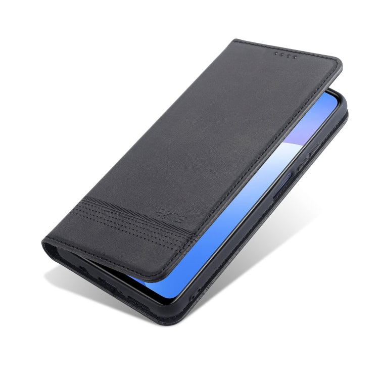 For Xiaomi Mi 10T Lite 5G AZNS Magnetic Calf Texture Horizontal Flip Leather Case with Card Slots & Holder & Wallet