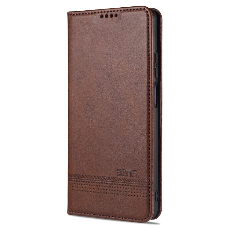 For Xiaomi Mi 10T Lite 5G AZNS Magnetic Calf Texture Horizontal Flip Leather Case with Card Slots & Holder & Wallet